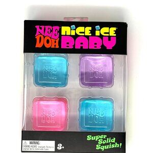 Needoh Nice Ice Baby 4 Pack Mini Nice Cube - Pink, Blue, Purple